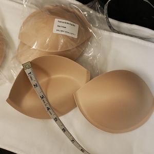 Push up bra cup pin in or sewing in foam padded